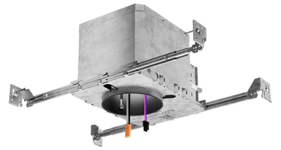 Elco Lighting 4" IC Airtight New Construction Housing, 0-10V, 120-277V, EL485ICDXA