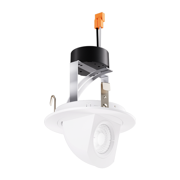 Elco Lighting 4" Round LED Adjustable Pull-Down Insert, 11W, 2700K, CRI90, TRIAC, EL497SDW2
