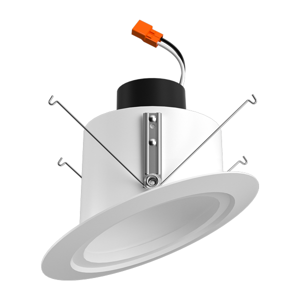 Elco Lighting 5" Sloped Ceiling LED Reflector Insert, 120V, Triac/ELV Dimming, White, EL512CT5W