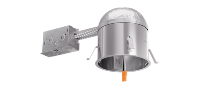 Elco Lighting 5" Shallow IC Airtight Remodel Housing for LED Inserts, 17W Max, EL560RICA