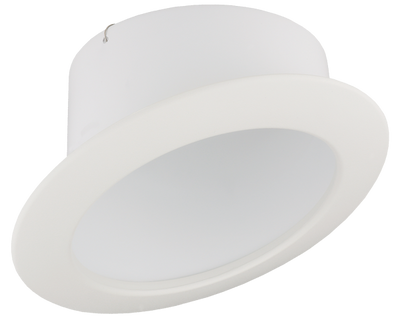 Elco Lighting 6" Sloped Reflector with Coil Springs Trim, White, EL617W