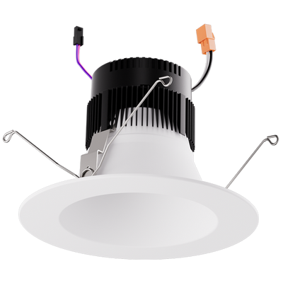 Elco Lighting 6" 0-10V LED Insert CCT/Lumen Switch, 13/19/24W, CCT Selectable, CRI90, 0-10V, EL760ICDXA-B