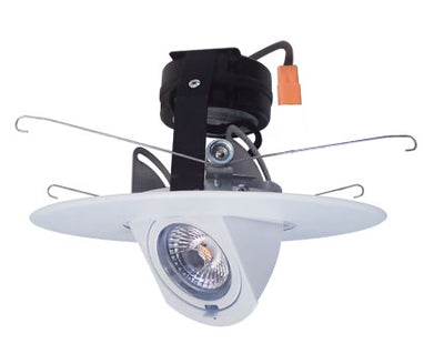 Elco Lighting 6" Round LED Adjustable Pull-Down Insert, 12.6W, 2700K, CRI93, Triac/ELV, Bronze, EL69730DXBZ