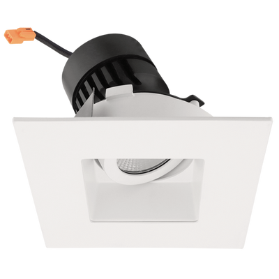 Elco Lighting Koto Module with Flexa 4" Square Adjustable Reflector Trim, 10–12.5W, CCT Selectable, CRI95+, Triac/ELV, White, ELK4759WW