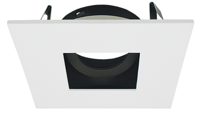 Elco Lighting 3" Square Adjustable Pinhole, MR16, 358° Rotation, 35° Tilt, EL33MR27BB
