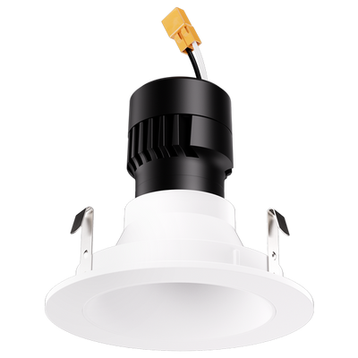 Elco Lighting Koto Module with 4" Pex Deep Round Reflector, 10–12.5W, CCT Selectable, CRI95+, E4CKT30DX