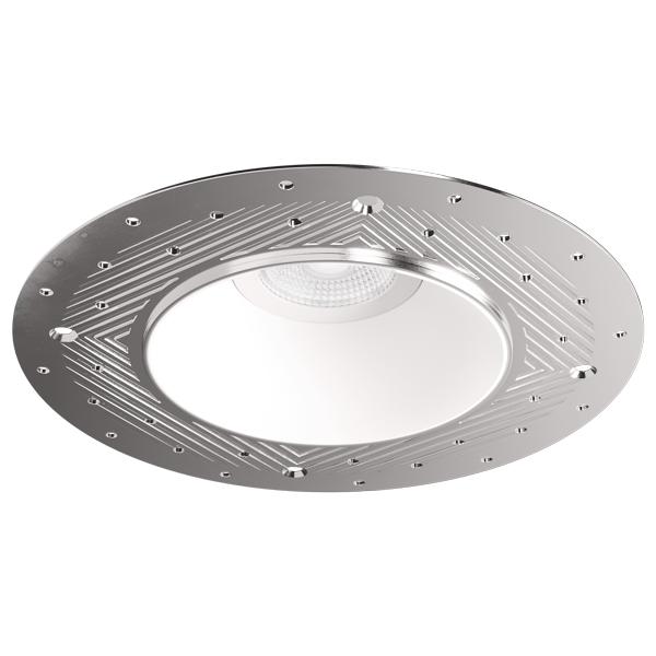 Elco Lighting Pex 4" Trimless Smooth Reflector Trim, White, ELL430W