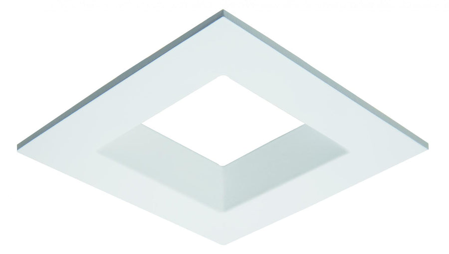 Elco Lighting 4" Die-cast Square Reflector Trim, PAR Lamps, Black, ELL4814B