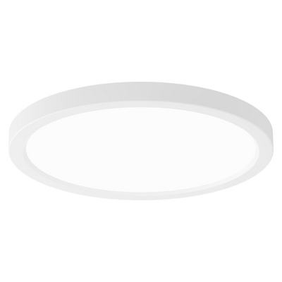 Elco Lighting Sky Panel, 8" Round, 120V, Triac/ELV, White, ELSP8327W