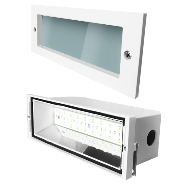 Elco Lighting Directional LED Brick Light, 12W, 3000K, CRI90, Bronze, ELST41BZ