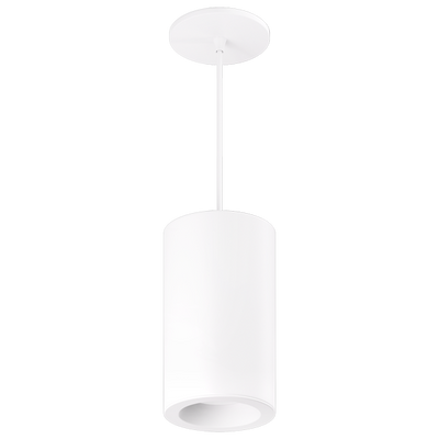 Elco Lighting Ply Sylo 4" Pendant, 15W, CCT Selectable, CRI90, 24" Stem, Black, EPD427L3CT5BB-24