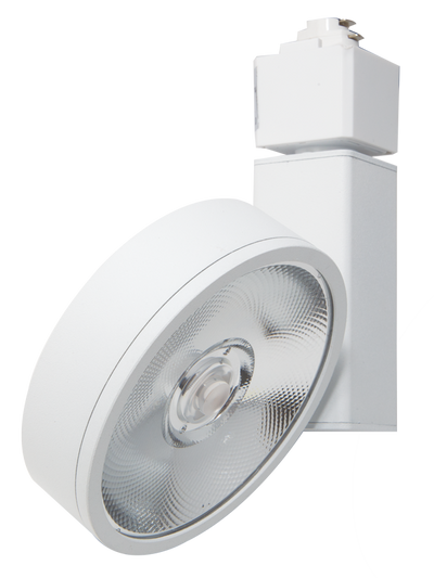 Elco Lighting LED Trilene Track Fixture, 17W, CCT Selectable, CRI90, 38° Beam, Dimmable, ET615CT5DW