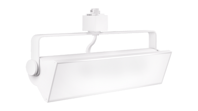 Elco Lighting LED Pipe Wall Wash Track Fixture, 12 In., 14-58W, CCT Selectable, CRI 90+, TRIAC/ELV Dimmable, White, ETW42CT5W