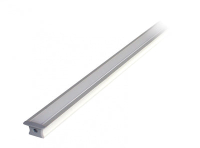 Elco Lighting Shallow Recessed Mount Aluminum Channel, Silver, EUD37