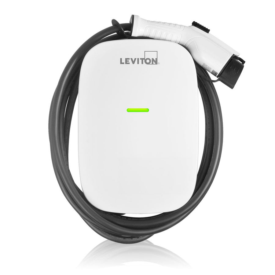 Leviton Level 2 Electric Vehicle Charging Station - EV Series, 32A Max Output - 18ft Cable - 208-240V, EV320