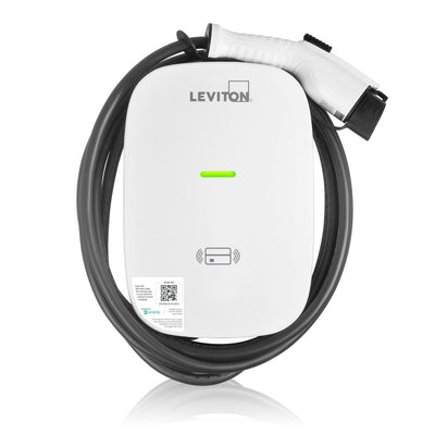 Leviton Level 2 Electric Vehicle Charging Station Charging Station Management Software, 48A Max Output - 18ft Cable - 208-240V, EV48G