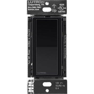 Lutron Claro Smart Accessory Switch, Black, DVRF-AS-BL