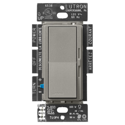 Lutron Diva LED+ Dimmer, 150W LED, Single-Pole/3-Way, Cobblestone, DVSCCL-153P-CS