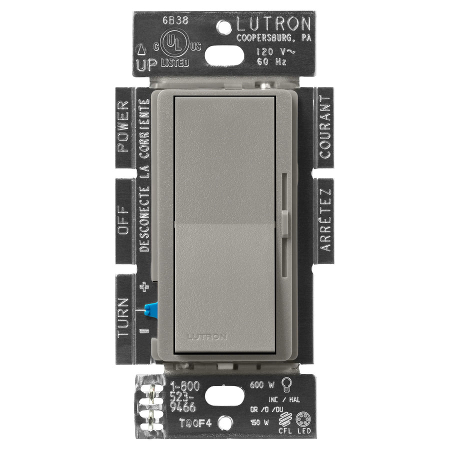 Lutron Diva LED+ Dimmer, 150W LED, Single-Pole/3-Way, Cobblestone, DVSCCL-153P-CS