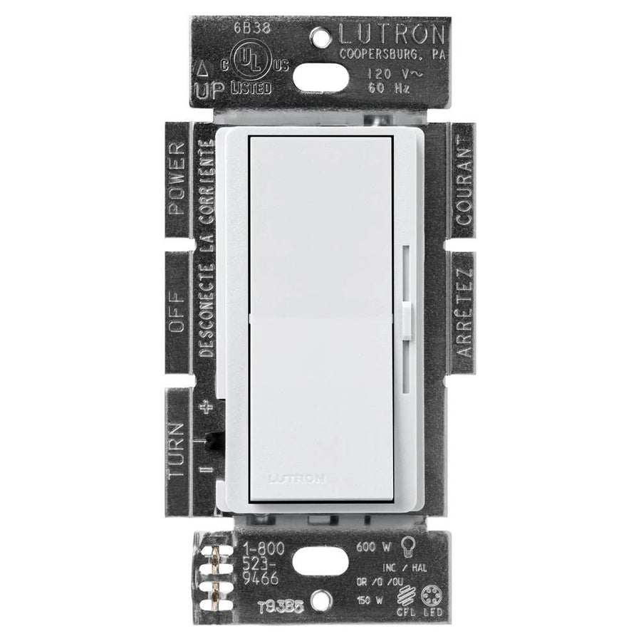 Lutron Diva LED+ Dimmer, 150W LED, Single-Pole/3-Way, Mist, DVSCCL-153P-MI