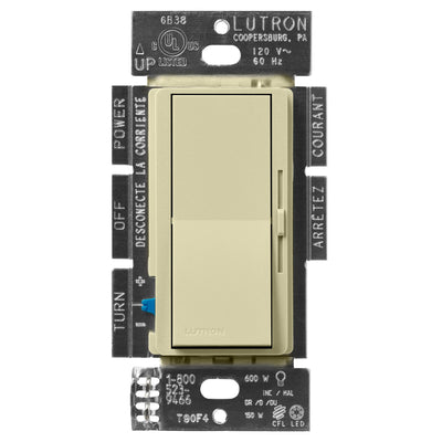 Lutron Diva LED+ Dimmer, 150W LED/600W Incandescent, Single-Pole/3-Way, Sage, DVSCCL-153P-SA