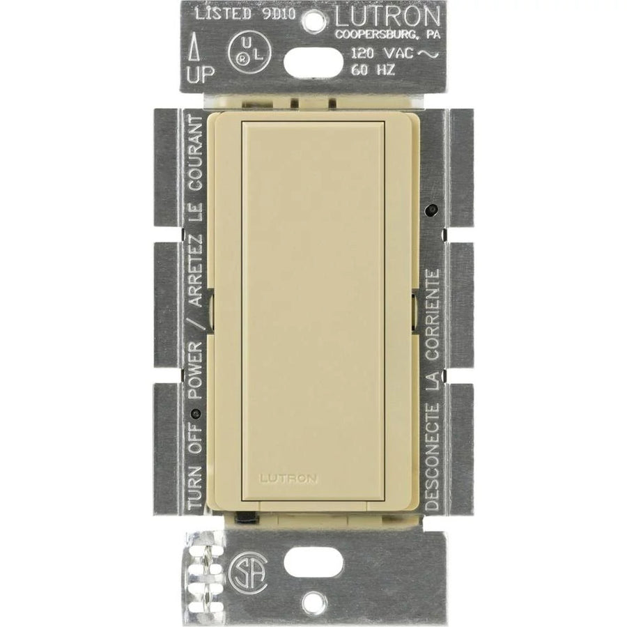 Lutron Maestro Companion Switch, Multi-Location, 120V, Ivory, MA-AS-IV