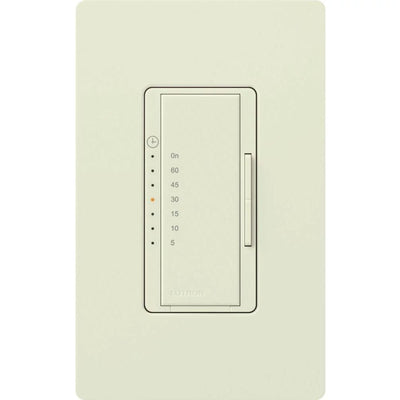Lutron Maestro Countdown Timer, 5A, 5–60 Min., 120V, Biscuit, MA-T51MN-BI