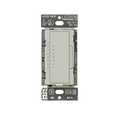 Lutron Maestro Countdown Timer, 5A, Multi-location, Neutral Required, Palladium, MA-T51MN-PD