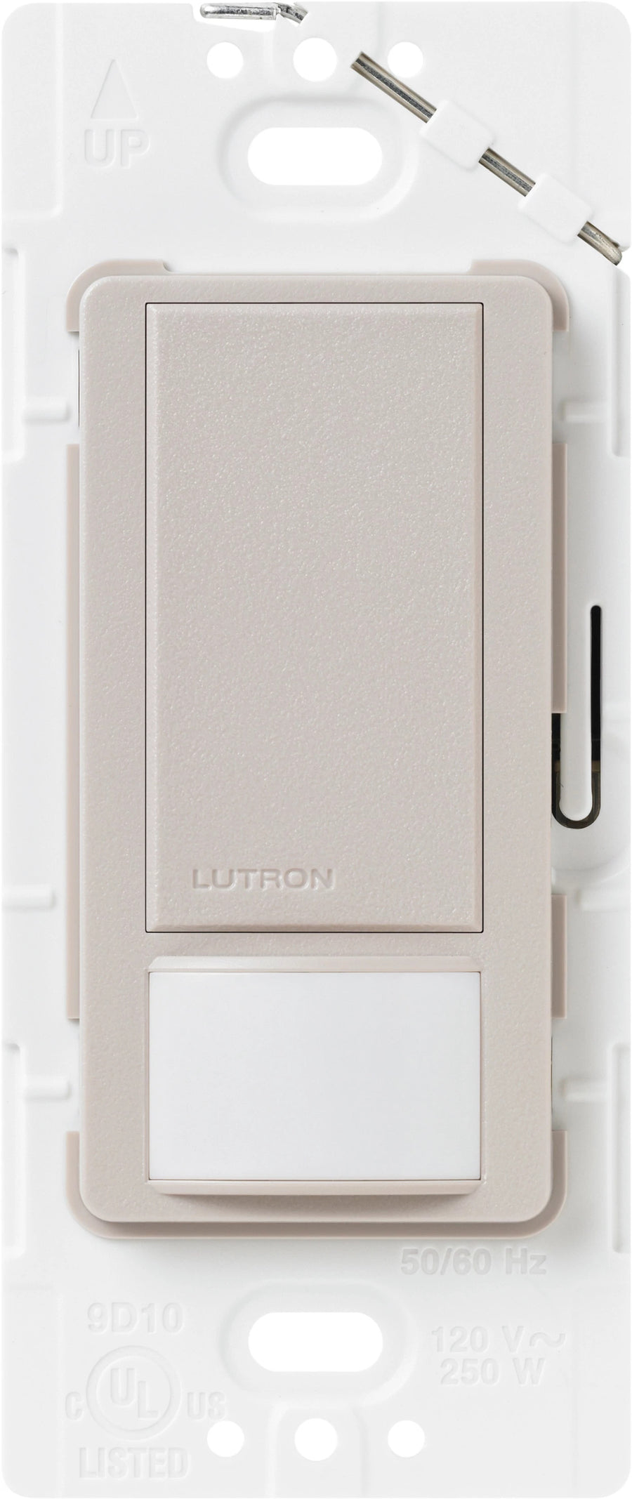 Lutron Maestro Motion Sensor Switch, Ground or Neutral Required, 2A Lighting, 120V, Single Pole, MS-OPS2-TP, Taupe