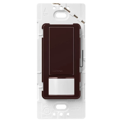 Lutron Maestro Motion Sensor Switch, 5A Light/3A Fan, 120V, Single/Multi-Location, Ground or Neutral Required, MS-OPS5M-BR, Brown