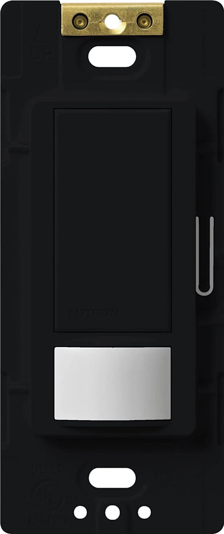 Lutron Maestro Motion Sensor Switch, Ground or Neutral Required, 6A Light, 3A Fan, 120-277V, Single/Multi-Location, MS-OPS6M2-DV-MN, Midnight