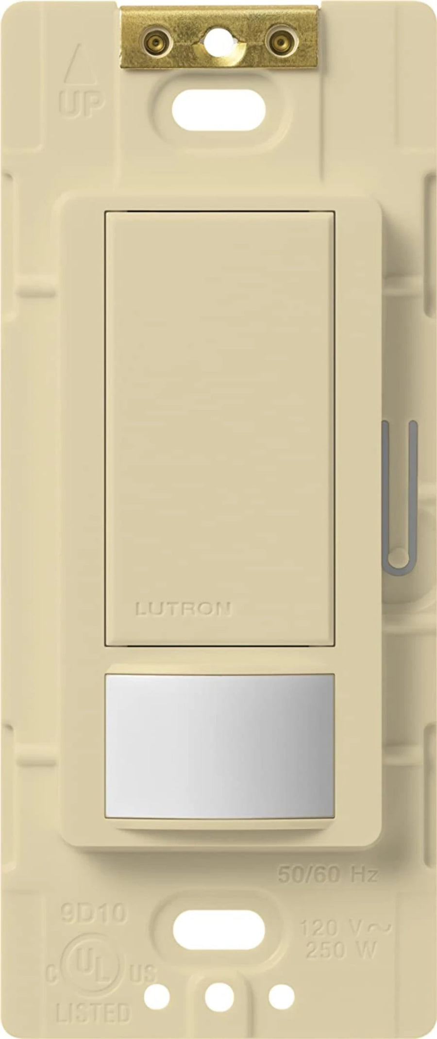 Lutron Maestro Motion Sensor Switch, Vacancy Only, Ground or Neutral Required, 5A Light, 3A Fan, 120V, Single/Multi-Location, MS-VPS5MH-IV, Ivory