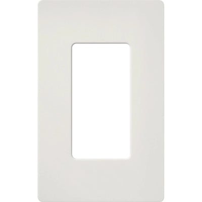 Lutron Claro Wallplate, Satin Finish, Single-Gang, Lunar Gray, SC-1-LG