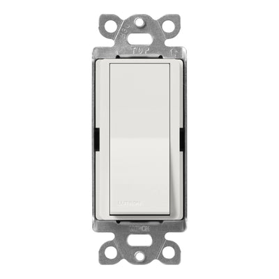 Lutron Claro 15 Amp Single-Pole On/Off Rocker Switch, Satin, Lunar Gray, SC-1PS-LG