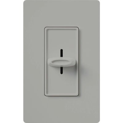Lutron Skylark Fan Speed Control, 5A, 120V, Single Pole, Slide-to-Off, Gray, SFS-5E-GR