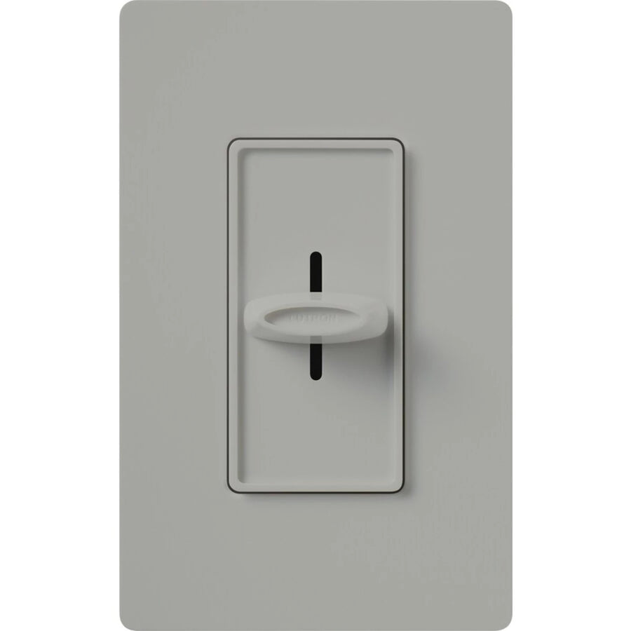Lutron Skylark Fan Speed Control, 5A, 120V, Single Pole, Slide-to-Off, Gray, SFS-5E-GR