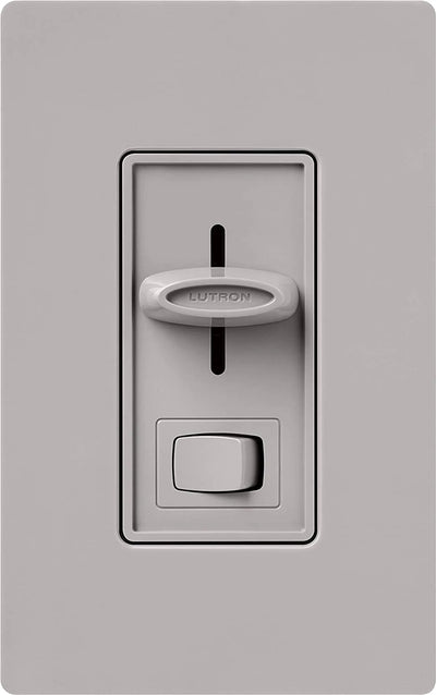 Lutron Skylark Quiet Dual Light/Fan Control, 360W Light, 1.5A Fan, 120V, Gray, SFSQ-LF-GR