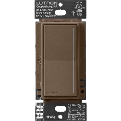 Lutron Sunnata PRO LED+ Touch Dimmer Switch, 250W LED/500W Incandescent, Phase Selectable, Espresso, ST-PRO-N-EP
