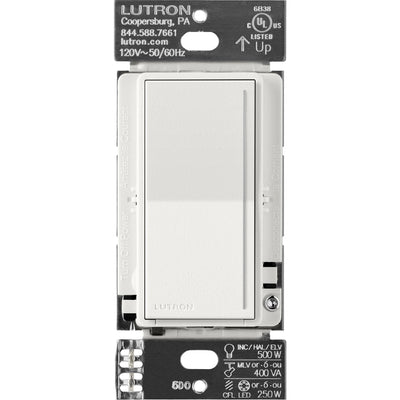 Lutron Sunnata PRO LED+ Touch Dimmer Switch, 250W LED, Phase Selectable, Architectural White, ST-PRO-N-RW