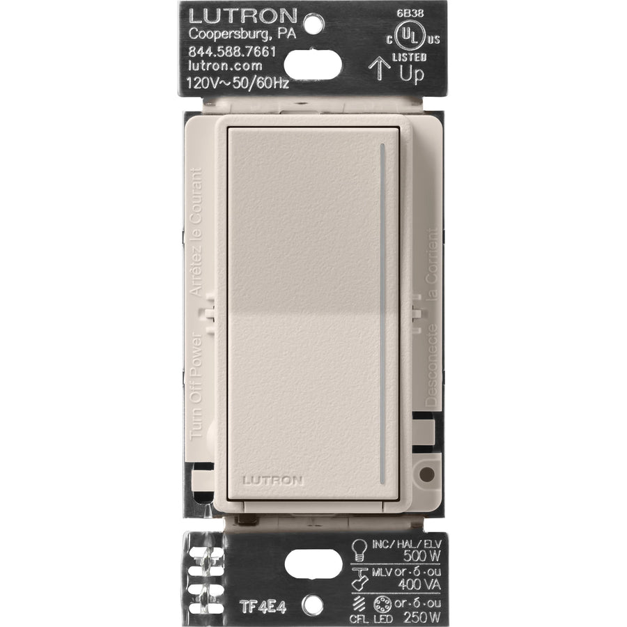 Lutron Sunnata PRO LED+ Touch Dimmer Switch, Phase Selectable, 250W LED/500W Incandescent, Taupe, ST-PRO-N-TP