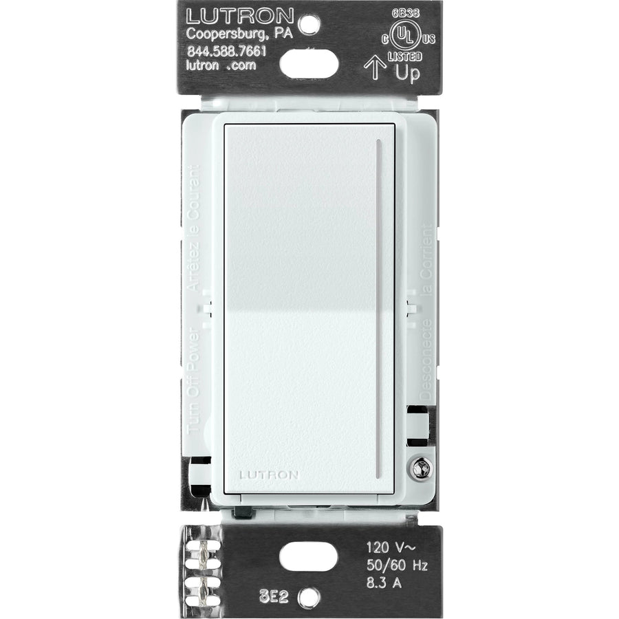 Lutron Sunnata Companion Dimmer Switch, Multi-Location Control, Glacier White, ST-RD-GL
