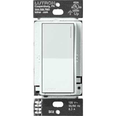 Lutron Sunnata Companion Switch, 3-Way Multi-Location, No Neutral, Glacier White, ST-RS-GL