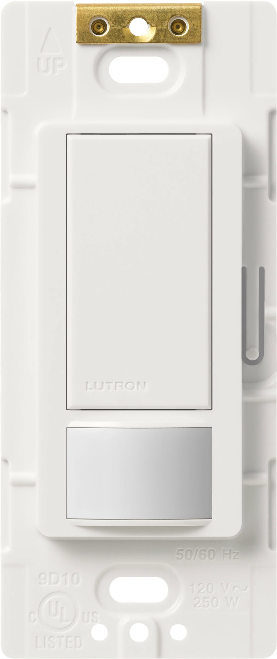 Lutron Maestro Motion Sensor Switch, Vacancy Only, Ground or Neutral Required, 5A Light, 3A Fan, 120V, Single/Multi-Location, MS-VPS5MH-WH, White