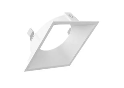 DMF Lighting H-Series 4" Square Flangeless Trim - White Finish HCLTS4WHFL