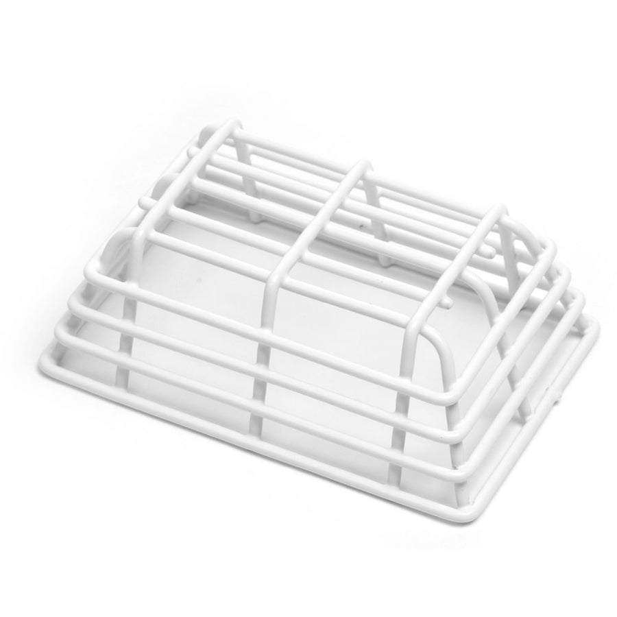 Lutron Heavy Duty , Coated, 9-Gauge Wire Guards for All In-Wall Sensors, Includes Mounting Clips, L-WIRECAGE-WBX, White