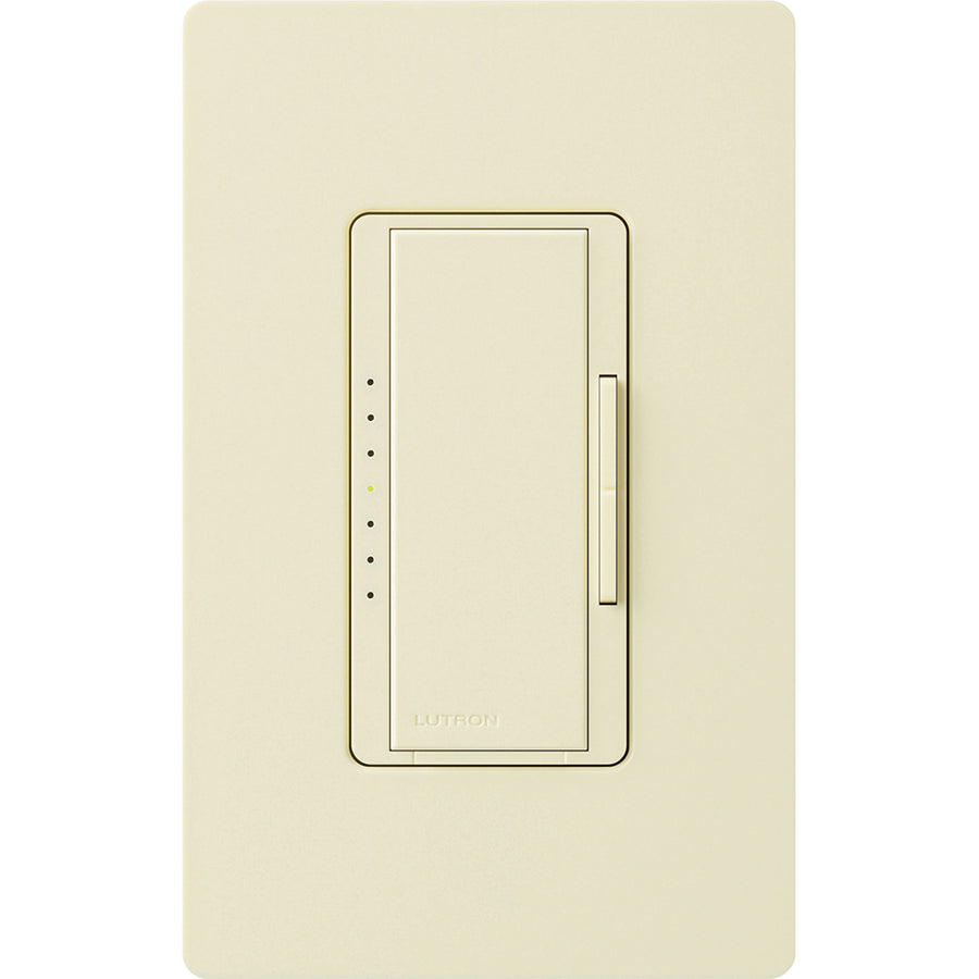 Lutron Maestro Incandescent Dimmer, 1000W, 120V, Multi-Location, Almond, MA-1000-AL
