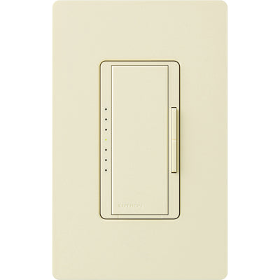 Lutron Maestro Magnetic Low-Voltage Dimmer, 600VA, 450W, 120V, Multi-Location, Almond, MALV-600-AL