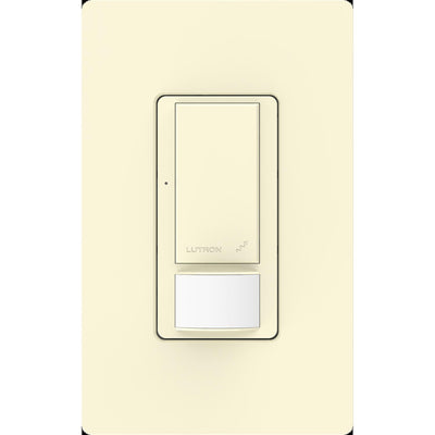 Lutron Maestro RF 434MHz Vacancy Sensing Switch, 8A, 0-10V, CA Title 24, Almond, MRF2S-8SSV-AL