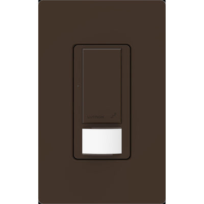Lutron Maestro RF 434MHz Vacancy Sensing Switch, 8A, 0-10V, CA Title 24, Brown, MRF2S-8SSV-BR
