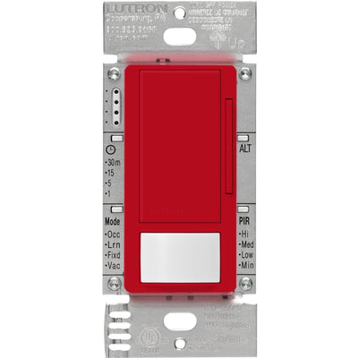 Lutron Maestro 0-10V Motion Sensor/Dimmer Switch, 8A, Neutral Optional, 120-277V, Single Pole/Multi-Location, MS-Z101-HT, Hot
